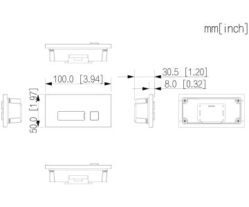 TASTATŪRAS MODULIS VTO4103FB-MB1 VTO4103FB MODULIM DAHUA TASTATŪRAS MODULIS VTO4103FB-MB1 VTO4103FB MODULIM DAHUA