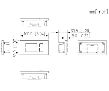 TASTATŪRAS MODULIS VTO4103FB-MB2 VTO4103FB MODULIM DAHUA