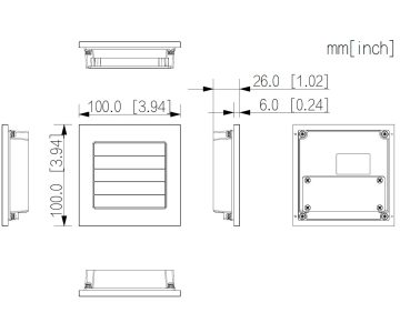 TASTATŪRAS MODULIS VTO4103FB-MDB10 VTO4103FB MODULIM DAHUA