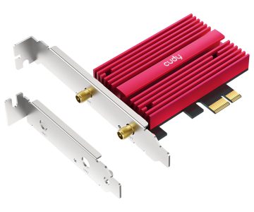 WI-FI 6E PCIE TĪKLA SASKARNES KARTE WE4000 Bluetooth 5.3 2.4&nbsp;GHz, 5&nbsp;GHz, 6&nbsp;GHz 574&nbsp;Mbps + 2402&nbsp;Mbps + 2402&nbsp;Mbps CUDY