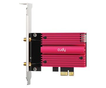 WI-FI 6E PCIE TĪKLA SASKARNES KARTE WE4000 Bluetooth 5.3 2.4&nbsp;GHz, 5&nbsp;GHz, 6&nbsp;GHz 574&nbsp;Mbps + 2402&nbsp;Mbps + 2402&nbsp;Mbps CUDY