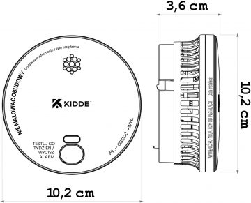 2 KIDDE 2030-DSR3 dūmu detektoru komplekts