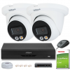 2 Dahua 8MPx IP kameru komplekts IPC-HDW2849TM-S-IL + 1TB cietais disks