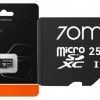 70mai X800 4K melns komplekts + 70mai SD karte 256 GB