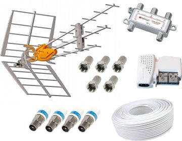 Televes DAT HD MIX TFORCE UHF/VHF mājas antenas komplekts