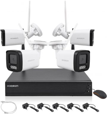 EasyCam IP kamera āra cauruļveida WiFi 6 IR 20m Tuya 3MP EC-3T4IR-Z6W