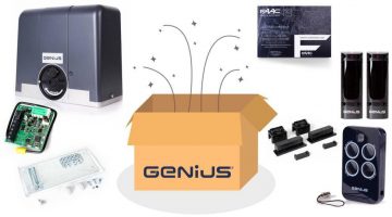 Genius Blizzard 400 24V komplekts 400 kg bīdāmajiem vārtiem