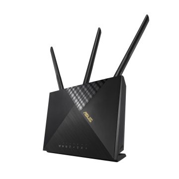 Traadita ruuter|ASUS|Traadita ruuter|1800 Mbps|Wi-Fi 5|Wi-Fi 6|1 WAN|4x10/100/1000M|Antennide arv 4|4G-AX56
