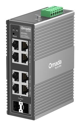 Коммутатор|TP-LINK|Omada|IES208G|Тип L2|IES208G