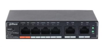 Switch|DAHUA|DH-SG4006P|Type L2|PoE ports 4|60 Watts|SG4006P