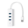 TINKLO ADAPTERIS USB3 3PORT 1000M/UE330 TP-LINK
