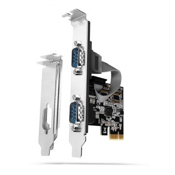 NETIKAART PCIE 2PORT 250KBPS/SP&LP PCEA-S2N AXAGON