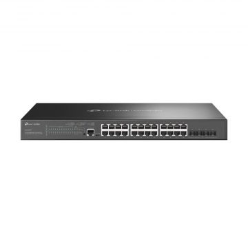 Switch|TP-LINK|TL-SG3428XMP|Type L2+|Rack|4xSFP+|1xConsole|1|PoE+ port 24|384 Watts|TL-SG3428XMP