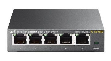 Jungiklis|TP-LINK|5x10Base-T / 100Base-TX / 1000Base-T|TL-SG105E
