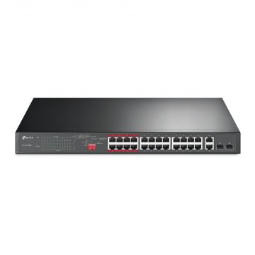 Lüliti|TP-LINK|TL-SL1226P|Töölaud/pjedestaal|24x10Base-T / 100Base-TX|2x10Base-T / 100Base-TX / 1000Base-T|PoE+ port 24|TL-SL1226P