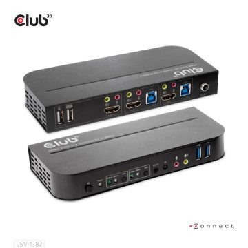 VIDEO SWITCH KVM HDMI 2PORT/CSV-1382 CLUB3DVIDEO SWITCH KVM HDMI 2PORT/CSV-1382 CLUB3D