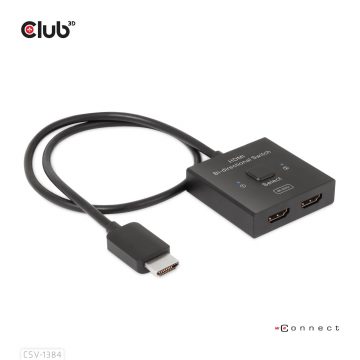 VIDEO SWITCH HDMI 2PORT/CSV-1384 CLUB3DVIDEO SWITCH HDMI 2PORT/CSV-1384 CLUB3D