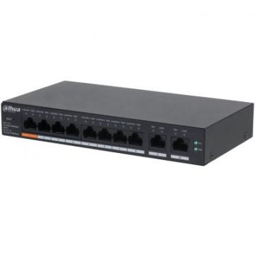 Switch|DAHUA|CS4010-8GT-60|Switch type Managed|Switch layer L2|Form factor Desktop/Wall-Mounting|10xRJ-45 ports|RJ-45 Ports Type Gigabit Ethernet (10/100/1000)|Power over Ethernet (PoE) Yes|8xPower over Ethernet (PoE) ports quantity|Total Power over Ethernet (PoE) budget 60 W|CS4010-8GT-60Switch|DAHUA|CS4010-8GT-60|Switch type Managed|Switch layer L2|Form factor Desktop/Wall-Mounting|10xRJ-45 ports|RJ-45 Ports Type Gigabit Ethernet (10/100/1000)|Power over Ethernet (PoE) Yes|8xPower over Ethernet (PoE) ports quantity|Total Power over Ethernet (PoE) budget 60 W|CS4010-8GT-60