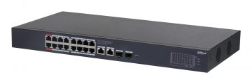 Switch|DAHUA|CS4220-16GT-190|Switch type Managed|Switch layer L2|Rack mounting Yes|Form factor 1U|18xRJ-45 ports|RJ-45 Ports Type Gigabit Ethernet (10/100/1000)|18xGigabit Ethernet (copper) ports quantity|2xSFP module slots quantity|Power over Ethernet (PoE) Yes|16xPower over Ethernet (PoE) ports quantity|Total Power over Ethernet (PoE) budget 190 W|CS4220-16GT-190Switch|DAHUA|CS4220-16GT-190|Switch type Managed|Switch layer L2|Rack mounting Yes|Form factor 1U|18xRJ-45 ports|RJ-45 Ports Type Gigabit Ethernet (10/100/1000)|18xGigabit Ethernet (copper) ports quantity|2xSFP module slots quantity|Power over Ethernet (PoE) Yes|16xPower over Ethernet (PoE) ports quantity|Total Power over Ethernet (PoE) budget 190 W|CS4220-16GT-190